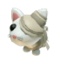 Halloween White Mummy Cat