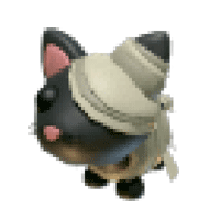 Halloween Black Mummy Cat